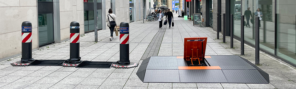 Fritz Graefer mobile Fahrzeugsperren von Hörmann